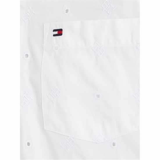 Tommy Hilfiger Monogram Embroidered Shirt  