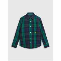 Tommy Hilfiger Карирана Дамска Риза Black Watch Check Shirt  