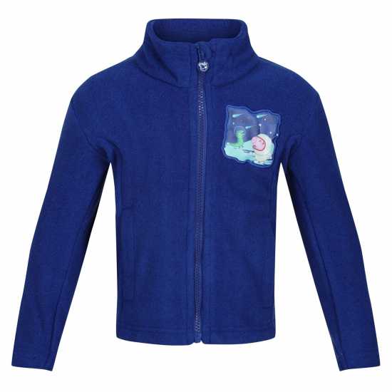 Яке Полар Regatta Peppa Full Zip Fleece Jacket Unisex Kids Сърф Спрей Детски полар