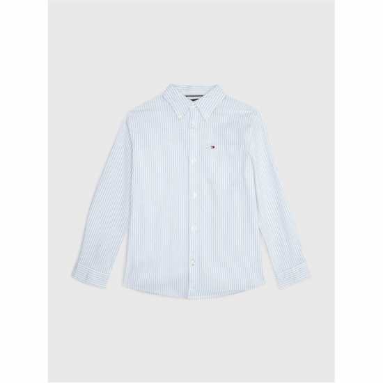 Tommy Hilfiger Риза С Дълъг Ръкав Essential Ithaca Long Sleeve Shirt Juniors  