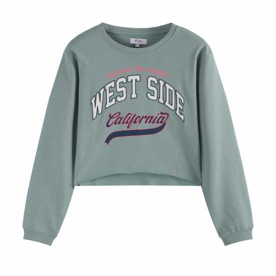Older Girl Westside Crop Sweatshirt  Детски плетени пуловери и жилетки