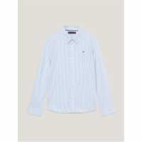 Tommy Hilfiger Риза С Дълъг Ръкав Flex Ithaca Long Sleeve Shirt Junior  