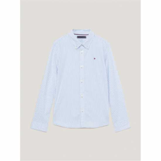 Tommy Hilfiger Риза С Дълъг Ръкав Flex Ithaca Long Sleeve Shirt Junior  