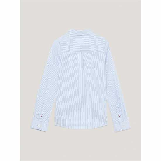 Tommy Hilfiger Риза С Дълъг Ръкав Flex Ithaca Long Sleeve Shirt Junior  