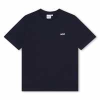 Hugo Boss Boss Boss Small Logo T-Shirt Junior Boys Нави 849 Kids