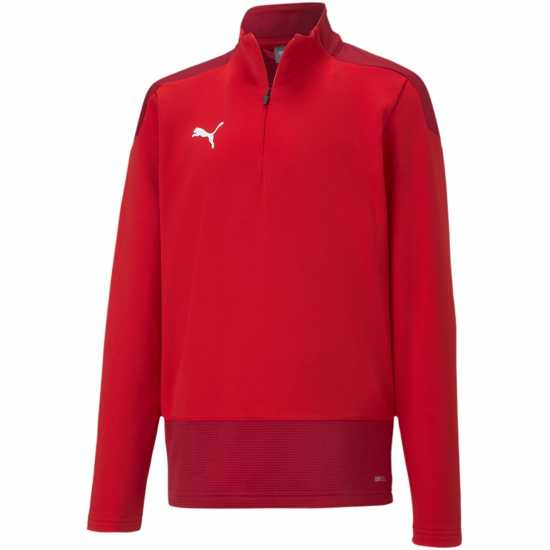 Puma Teamgoal 23 Training Quarter Zip Top Infants Пум. Червен/Ки. Детски полар