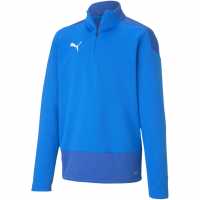 Puma Teamgoal 23 Training Quarter Zip Top Infants Синьо/Синьо Детски полар