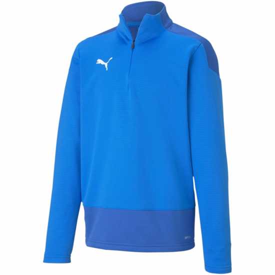 Puma Teamgoal 23 Training Quarter Zip Top Infants Синьо/Синьо Детски полар