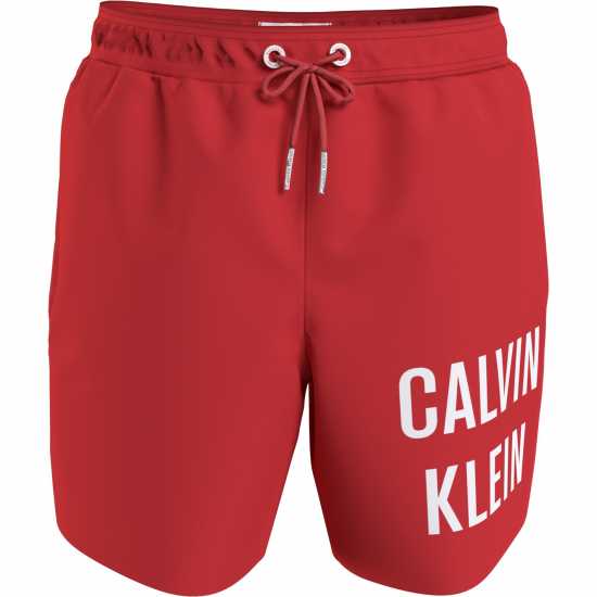 Calvin Klein Drawstring Swim Shorts Каджън Червен Kids