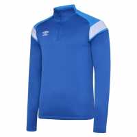 Umbro Half Zp Top Jr Jn99 Royal/Ibiza Blu Детски полар