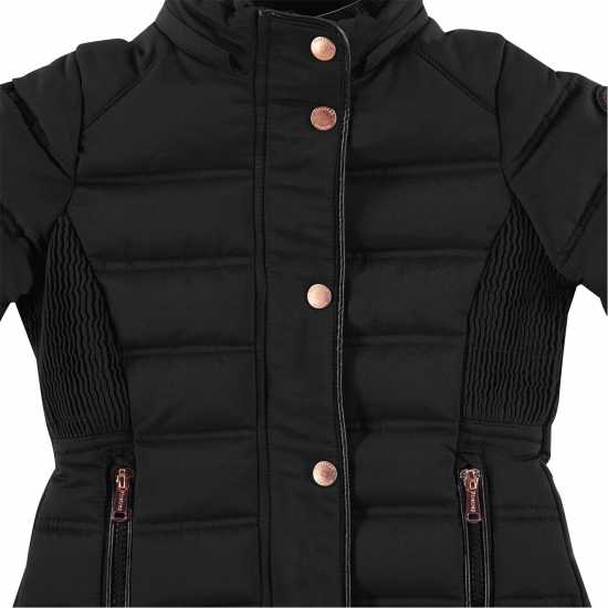 Firetrap Пухено Яке Bubble Jacket For Girls Черно Детски якета и палта