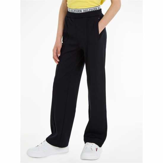 Tommy Hilfiger Monotype Tape Wide Leg Sweatpants Junior  