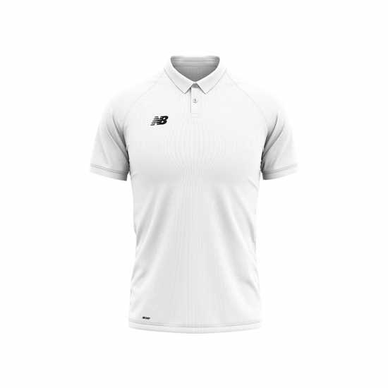 Блуза С Яка New Balance Polo Shirt Jn99 White Детски тениски тип поло