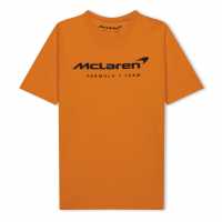 Castore Mclaren Core Essential T-Shirt Junior Папая Детски тениски и фланелки