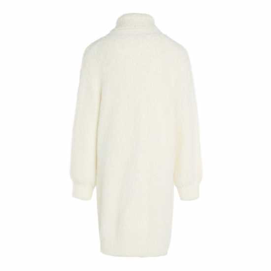 Tommy Hilfiger Turtleneck Fluffy Jumper Dress Juniors  Детски поли и рокли