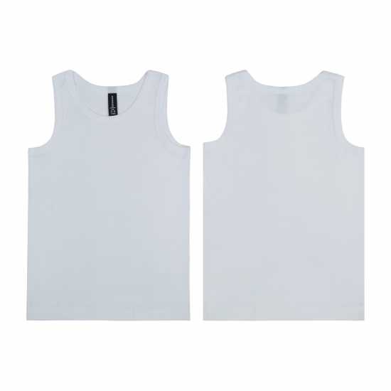 Donnay 5Pk Vest Infants Бяло Детски потници