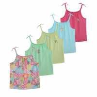 Be You Older Girl Pack Of 5 Tropic Cami Vests  Детски потници