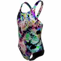 Nike Multi Print Hydrastrong Swimsuit Junior Радуга Бански за момичета