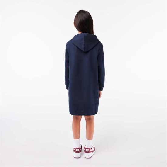 Lacoste Hood Dress Junior Нави 166 Kids