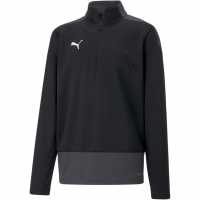 Puma Teamgoal 23 Training Quarter Zip Top Jr Fleece Unisex Kids Черно Детски полар