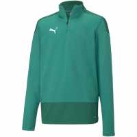 Puma Teamgoal 23 Training Quarter Zip Top Jr Fleece Unisex Kids Пипер зелено Детски полар