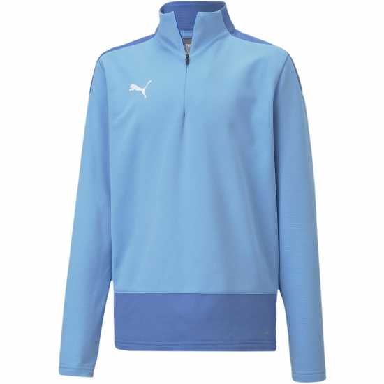 Puma Teamgoal 23 Training Quarter Zip Top Jr Fleece Unisex Kids Отбор Синьо Детски полар