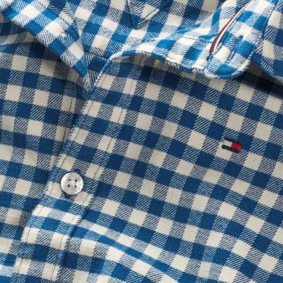 Tommy Hilfiger Мъжка Риза Brushed Gingham Shirt Juniors  