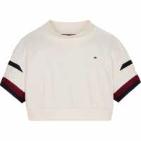 Tommy Hilfiger Global Stripe Mock Neck Top S/s  