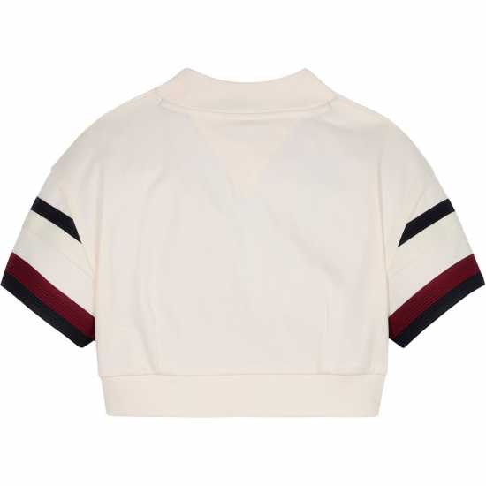 Tommy Hilfiger Global Stripe Mock Neck Top S/s  