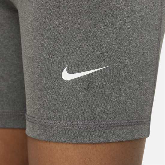 Nike Pro Big Kids' (Girls') Dri-FIT 5 Shorts Угарно черно 