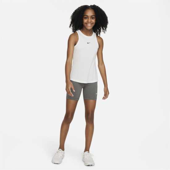 Nike Pro Big Kids' (Girls') Dri-FIT 5 Shorts Угарно черно 