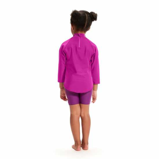 Speedo Long Sleeve Rash Top Baby Girls  Бански за момичета