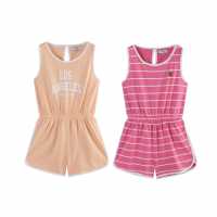 Be You Older Girl Pack Of 2 La Playsuits  Детски къси панталони