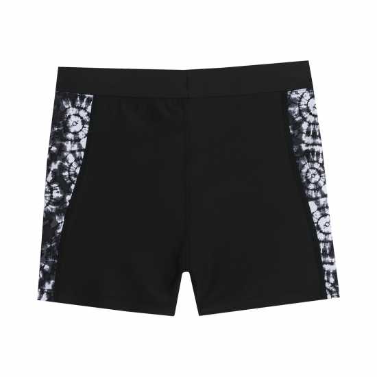 Slazenger Splice Boxer Junior Boys Черно/Желязо Детски бански и бикини