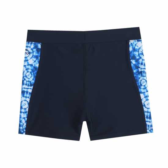 Slazenger Splice Boxer Junior Boys Морско синьо/синьо Детски бански и бикини