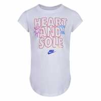 Nike Heart And Sole T-Shirt Babies Бяло Детски тениски и фланелки