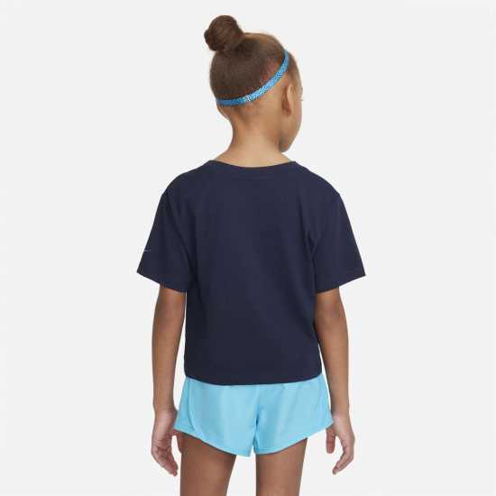 Nike Boxy T-Shirt Infants Обсидиан Детски тениски и фланелки