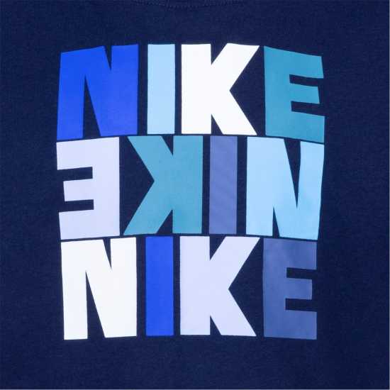 Nike Boxy T-Shirt Infants Обсидиан Детски тениски и фланелки