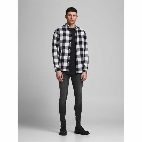 Вталени Дънки Jack And Jones Spray On Super Skinny Jeans  Мъжки дънки