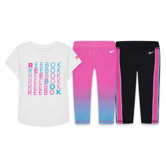 Reebok 3Pc Lgn/t Set In99  Бебешки дрехи