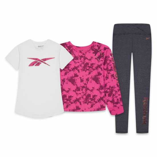 Reebok 3Pc Lcup Lgng Jn99  Детски клинове