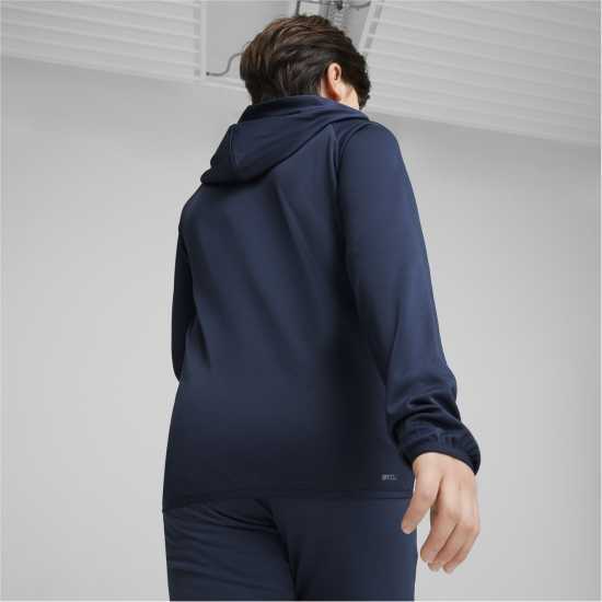 Puma Active Sports Poly Hoodie B Hoody Boys Navy 