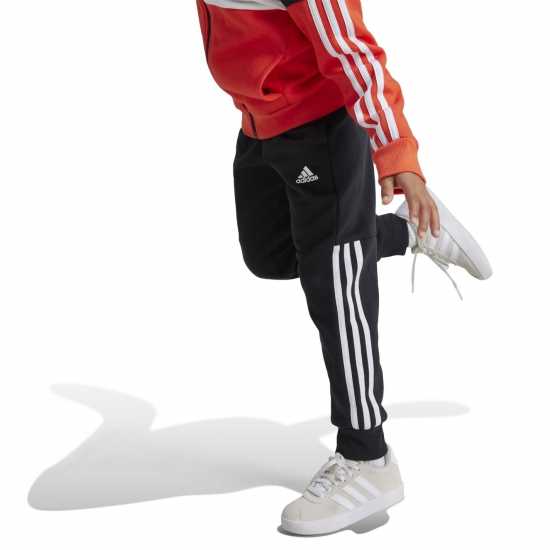 Adidas Kids Tiberio Colorblock Fleece Tracksuit Kids Черно/Червено Детски спортни екипи