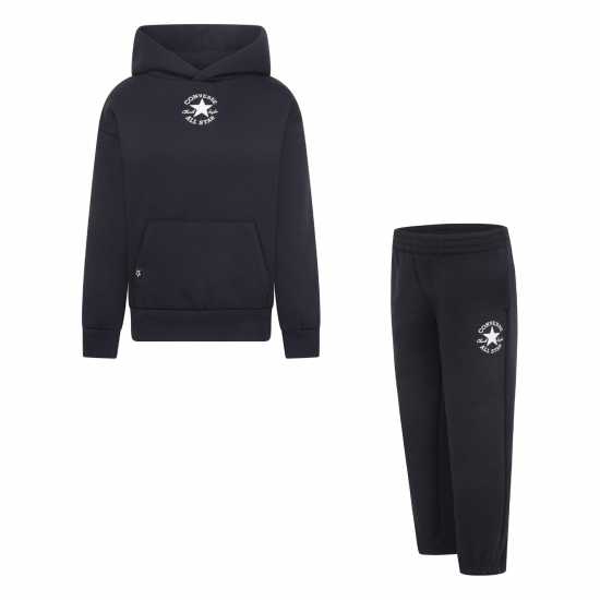 Converse Core Po Set Infants Black Детски спортни екипи