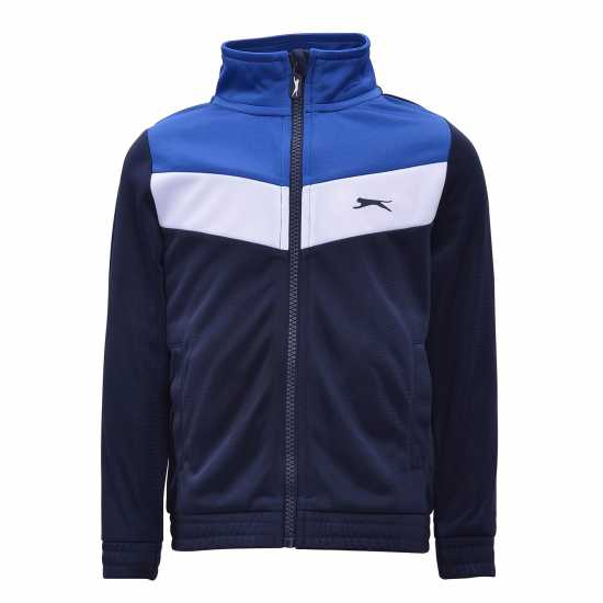 Slazenger Tracksuit Infant Нави / Бял / Кралски Детски спортни екипи