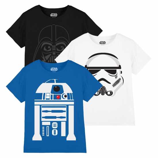 Star Wars T-Shirts 3Pk Смеска от герои 