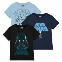 Star Wars T-Shirts 3Pk Герои/Злодеи Дамски стоки с герои