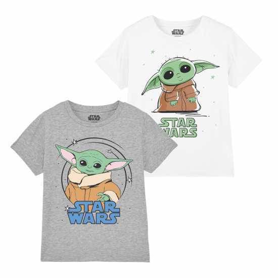 Star Wars T-Shirts 2Pk Грогу Сладък Дамски стоки с герои