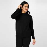 Biba Sparkle Rib Knitted Jumper Черно 