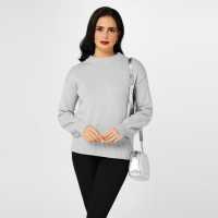 Biba Sparkle Rib Knitted Jumper Сребърно 